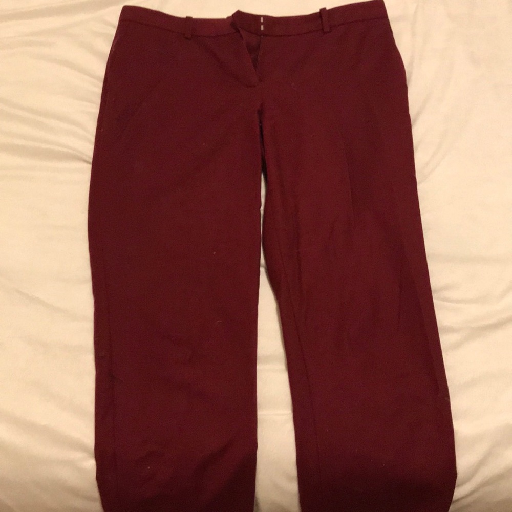 Red dress pants from Gap. Size 6R